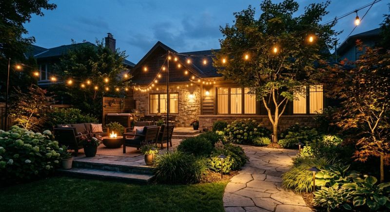 Backyard Lighting Service in Olathe, KS
