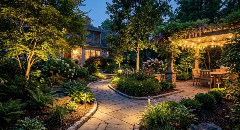 Garden Lighting Installation in Utah County, UT