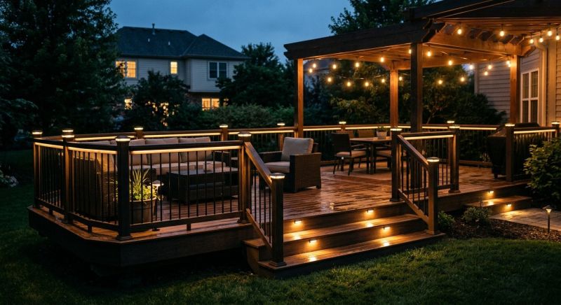 Backyard Lighting Service in Olathe, KS