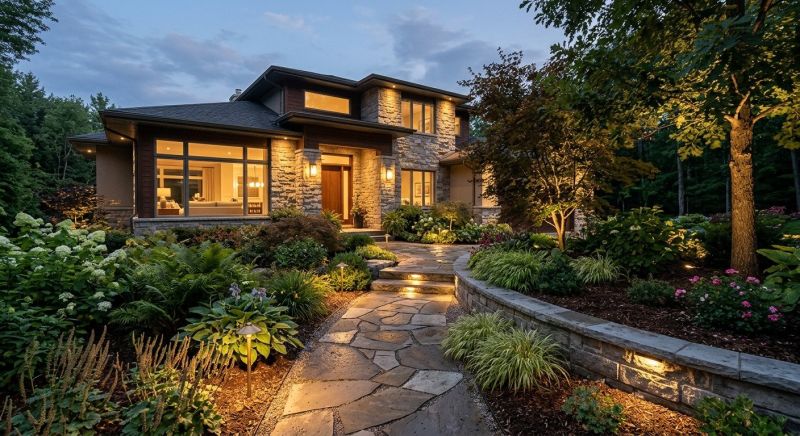 Courtyard Light Installation in Denver, CO