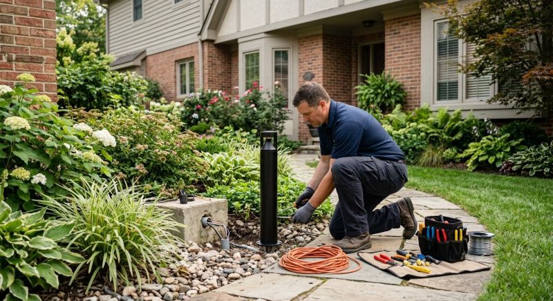 Landscape Lighting Installation in Kansas City, KS