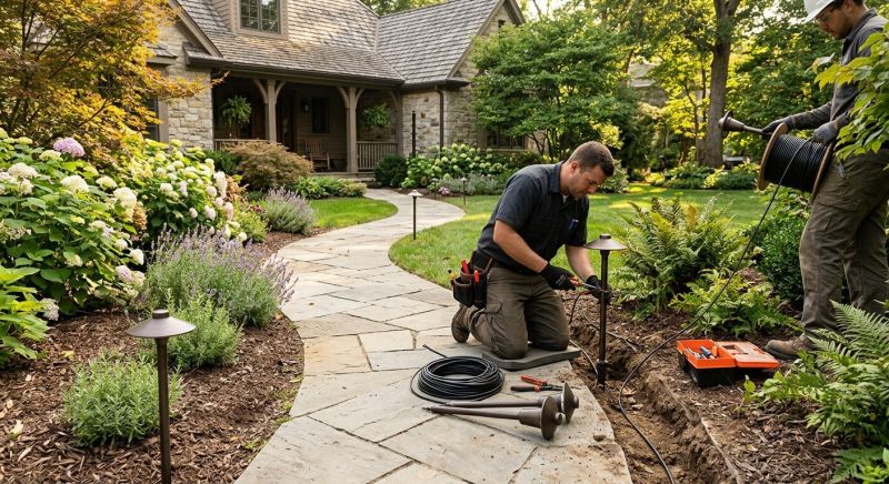 Landscape Lighting Repair in Kansas City, KS