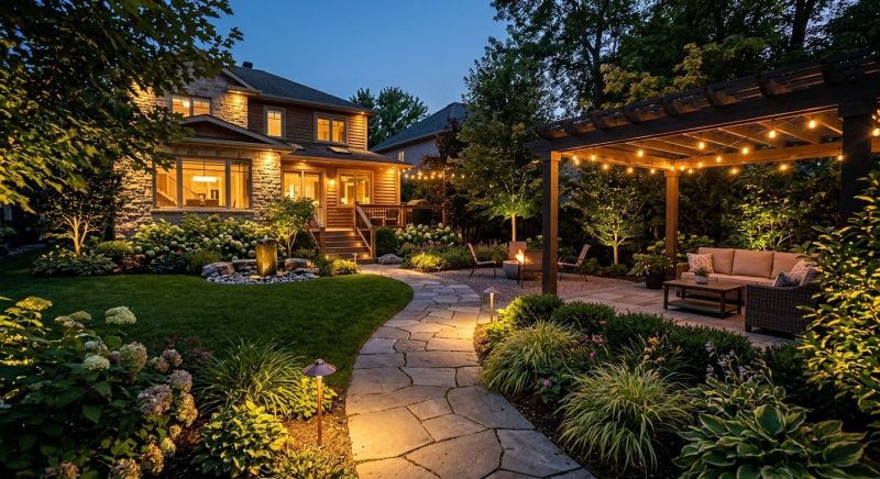 Terrace Lighting Installation in Kansas City, MO
